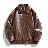 Men's Leather Biker Jacket