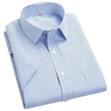 Men's Short Sleeve Business Shirt for Summer
