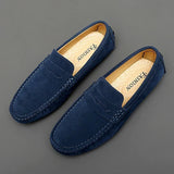 Men's Suede Boat Shoe Style Loafers