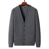 Men's Elegant V-Neck Cardigan