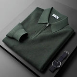 Men's Elegant Zip Sweater