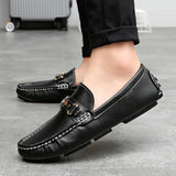 Men's Classic Polished Leather Loafers