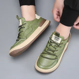 Men's Thick-Sole Leather Shoes