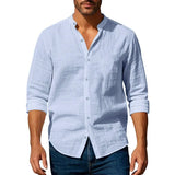 Men's Cotton and Linen Summer Shirt