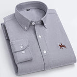 Men's Elegant Oxford Cotton Shirt