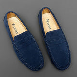 Men's Suede Boat Shoe Style Loafers