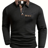 Men's Patterned Polo Shirt