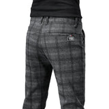 Men's Casual Check Pants