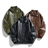 Men's Leather Biker Jacket