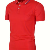 Men's Elegant Polo Shirt in Seven Colours
