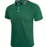 Men's Elegant Polo Shirt in Seven Colours