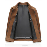 Elegant Men's Textured Fabric Jacket