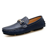 Men's Classic Polished Leather Loafers