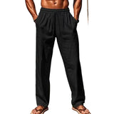 Men's Linen-Blend Hawaiian Pants