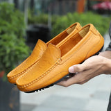 Men's Vintage-Style Leather Loafers