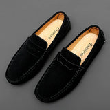Men's Suede Boat Shoe Style Loafers