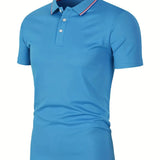 Men's Elegant Polo Shirt in Seven Colours