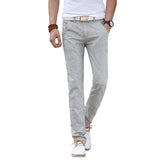 Men's Slim Fit Linen Blend Pants