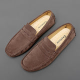Men's Suede Boat Shoe Style Loafers