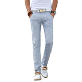 Men's Slim Fit Linen Blend Pants