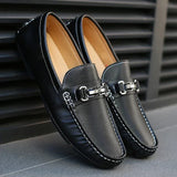 Men's Classic Polished Leather Loafers