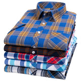 Men's Short Sleeve Check Cotton Shirt