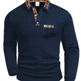 Men's Patterned Polo Shirt