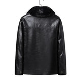 Men's Fleece-Lined Leather Jacket