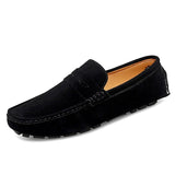 Men's Suede Boat Shoe Style Loafers