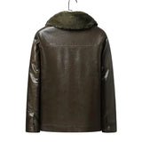 Men's Fleece-Lined Leather Jacket