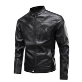 Men's American-Style Leather Bomber Jacket