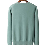 Men's Warm V-Neck Sweater