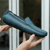 Men's Vintage-Style Leather Loafers