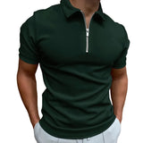 Men's Zip Polo Shirt