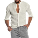 Men's Cotton-Linen Blend Shirt