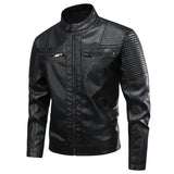 Men's Retro-Style Leather Jacket