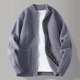 Men's Elegant Button-Front Cardigan