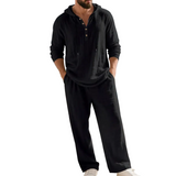 Brian Men's Linen-Blend Set