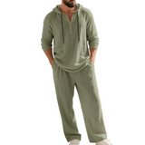 Brian Men's Linen-Blend Set