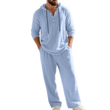 Brian Men's Linen-Blend Set