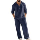 Brian Men's Linen-Blend Set