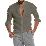Men's Cotton-Linen Blend Shirt
