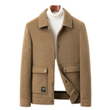 Men's Elegant Soft-Cut Overcoat