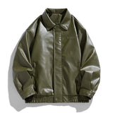 Men's Leather Biker Jacket