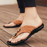 Elegant Men's Leather Sandals