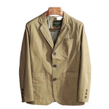 Men's Slim Cotton Blazer