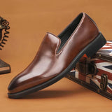 Men's Comfortable Leather Slip-On Shoes