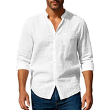 Men's Cotton and Linen Summer Shirt