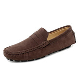 Men's Suede Boat Shoe Style Loafers