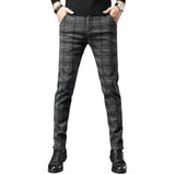 Men's Casual Check Pants